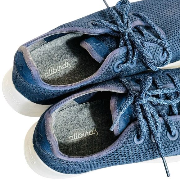 Allbirds Tree Runners Pure Azure Blizzard Blue Sneakers Men's size 9 - Picture 5 of 6
